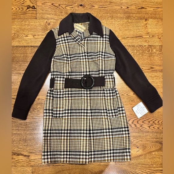 junior accent Dresses & Skirts - 1960s Junior Accents by Frank Adam’s Plaid Dress W/ Zipper Junior Size L Vintage